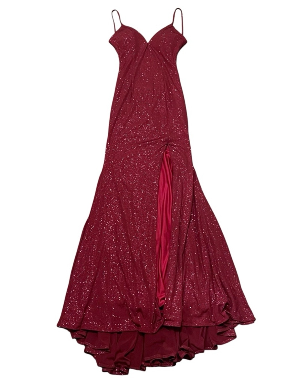 Jovani Sparkly Open Back Maxi Prom Dress Gown